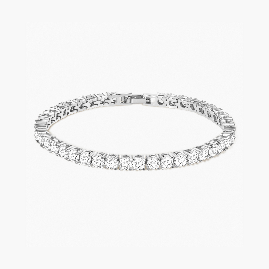 18K Gold Plated Cubic Zirconia Classic Tennis Bracelet