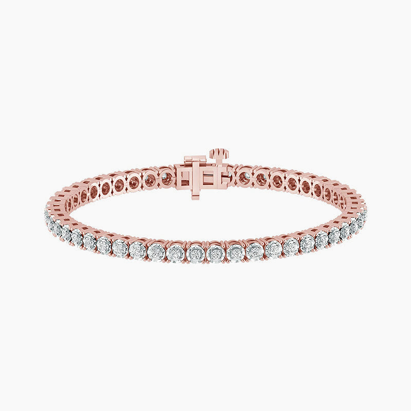 925 silver bracelet; tennis bracelet; Eamti;