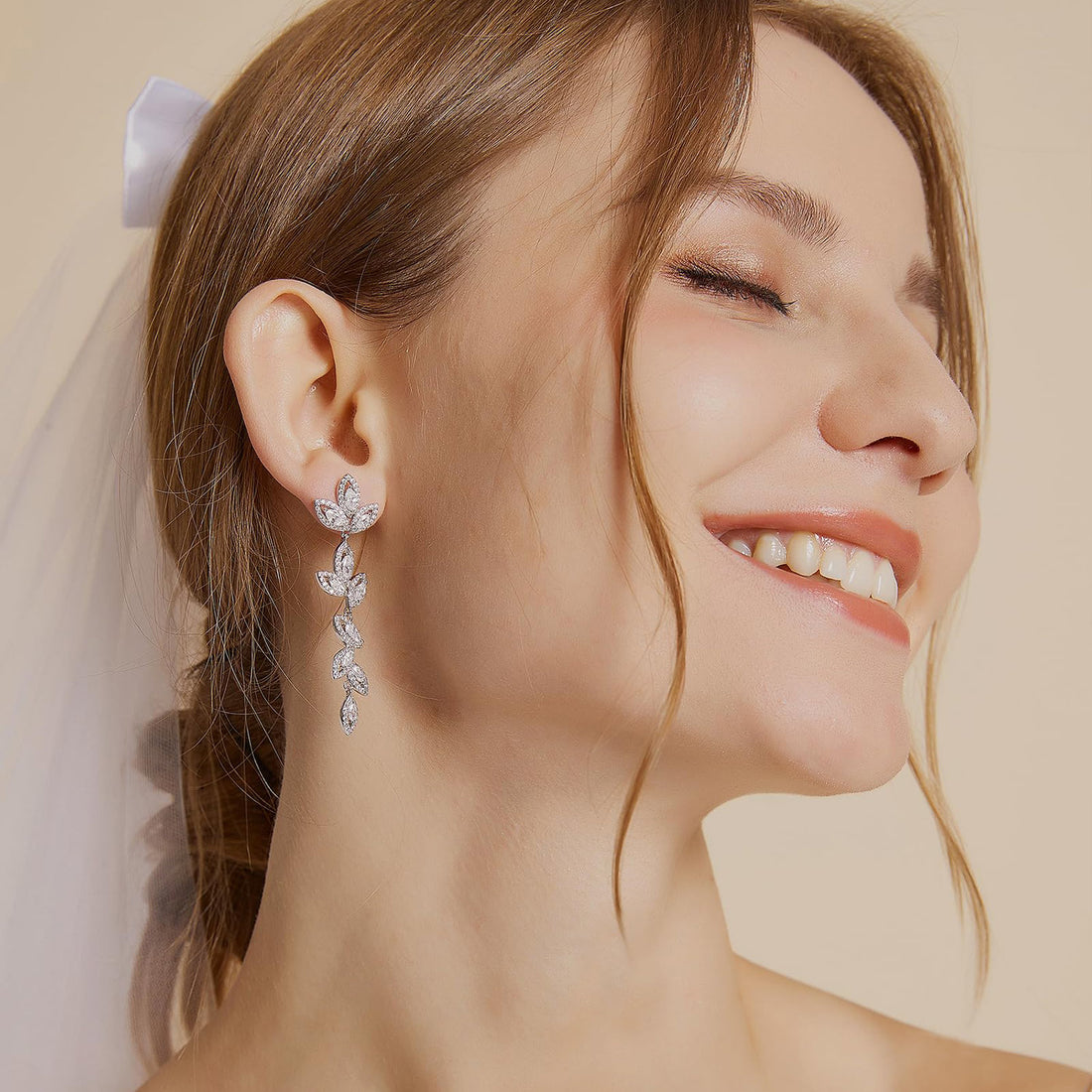 Dainty Bride Earrings For Women