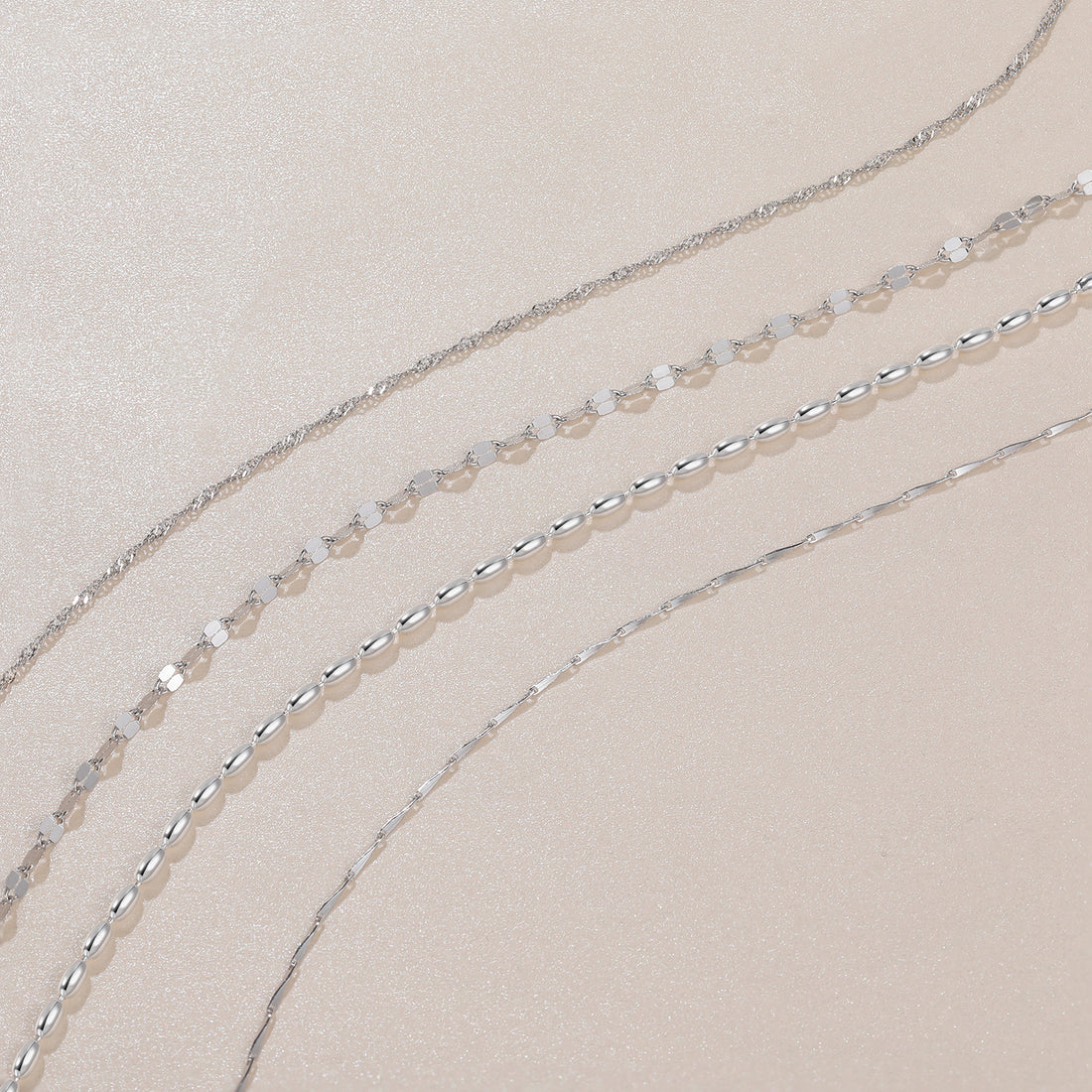 Sterling Silver Wave Chain