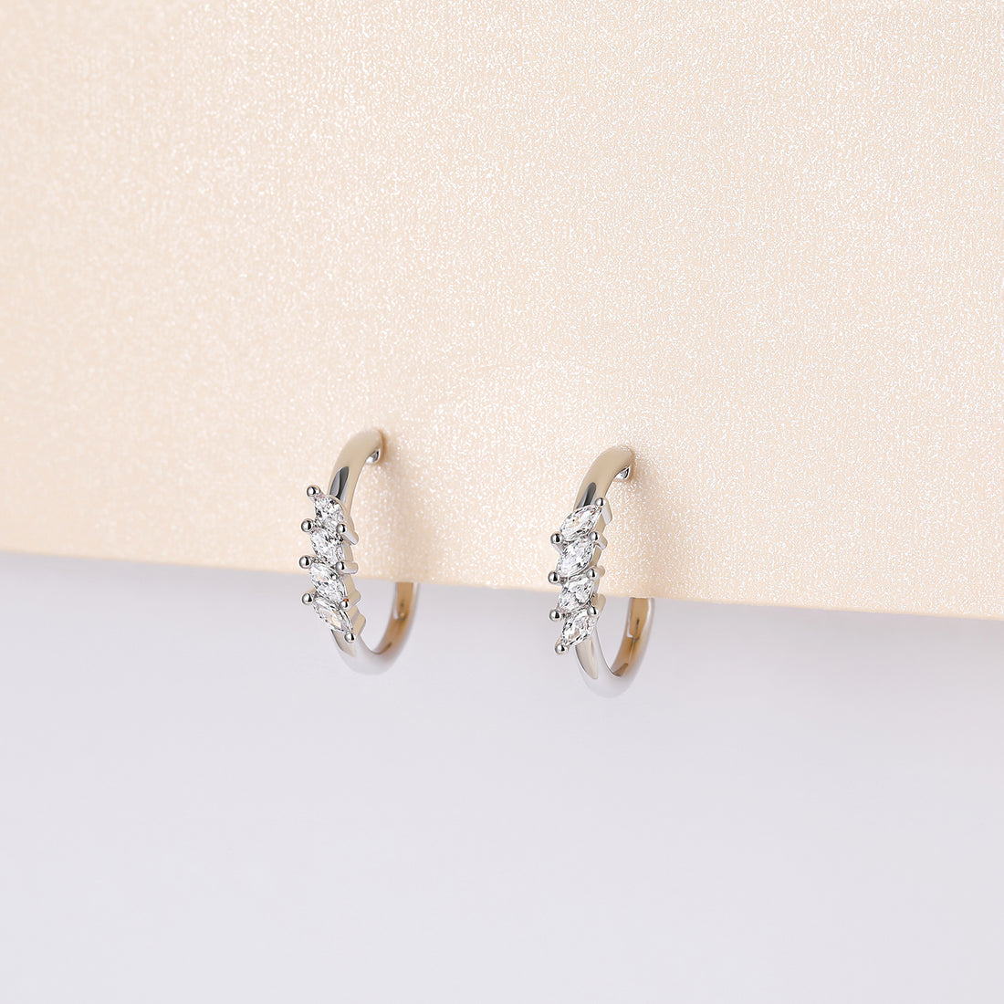 Luxury Gemstone Huggie Earrings