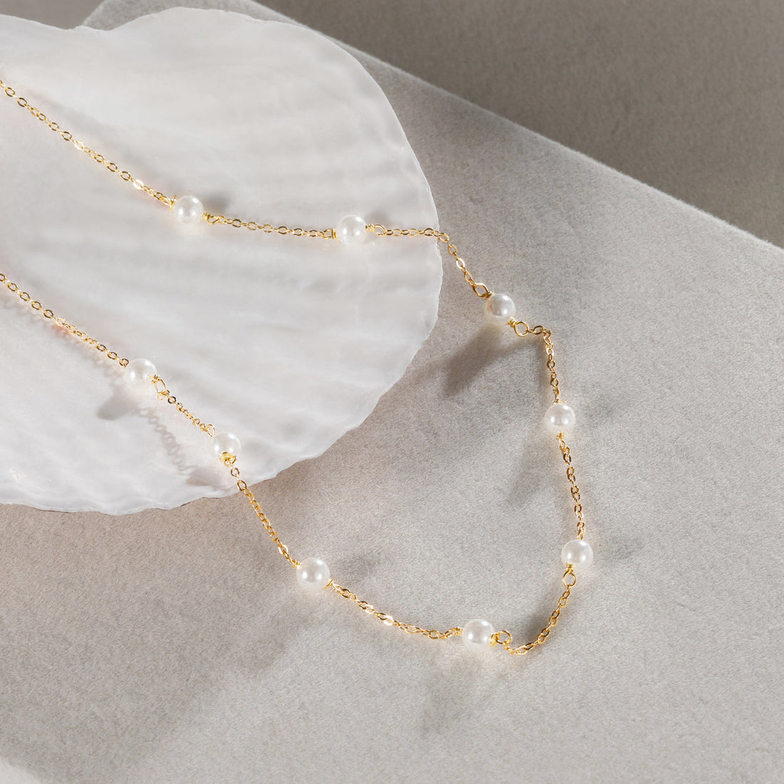 S925 Danity Pearl Necklace