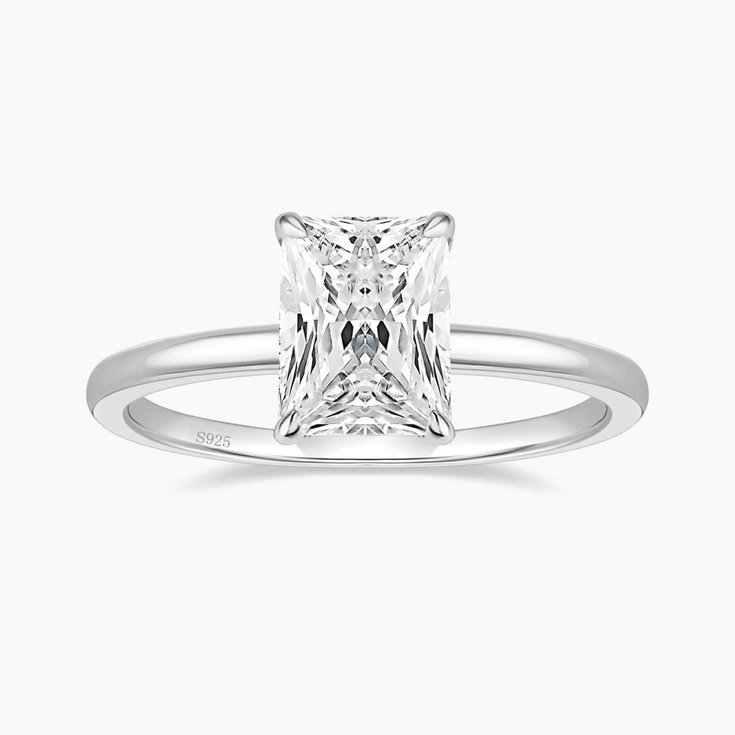 radiant cut engagement rings, radiant cut, radiant diamond, radiant cut diamond ring, radiant cut ring, radiant diamond ring, 3 carat radiant cut diamond ring, cubic zirconia engagement rings, cubic zirconia wedding rings