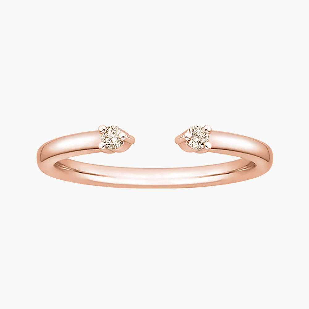 rose gold rings, stackable rings, simple wedding rings, eternity rings for women