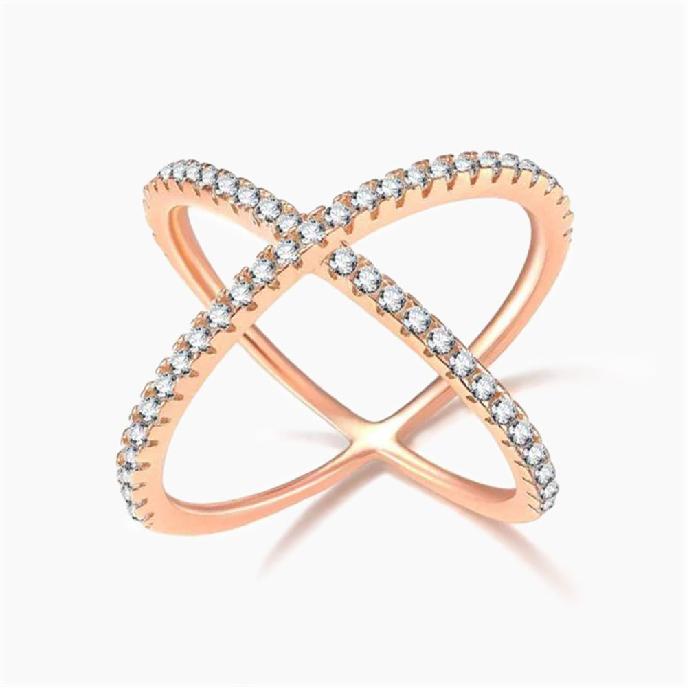 cross rings for women, s925 cross rings, sterling silver cross ring, stackable rings for women, s925 stackable rings, rose gold cross rings