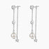 freshwater pearl earrings for women, cz pearl drop earrings, s925 earrings for women, pearl drop earrings