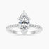 marquise ring for women, silver marquise ring, cubic zirconia rings