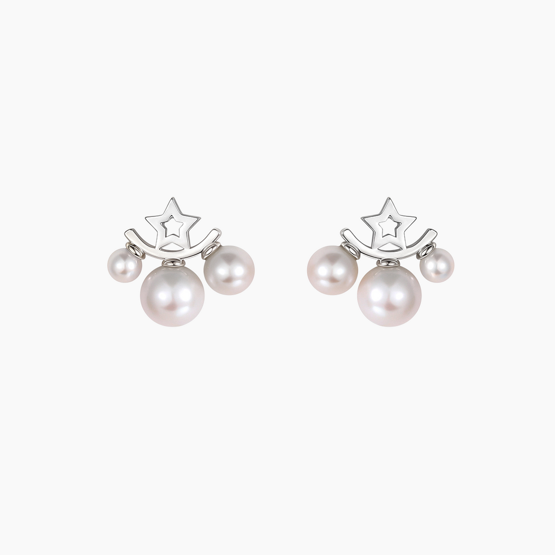 Star Fresh Pearl Earrings