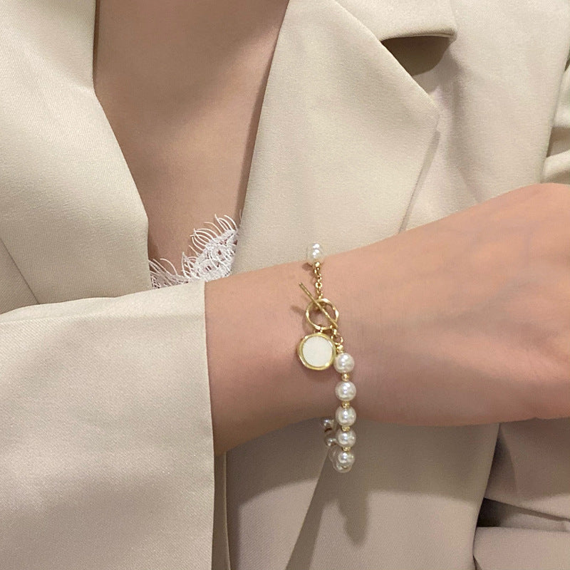 pearl bracelet; elegant bracelet; Eamti;