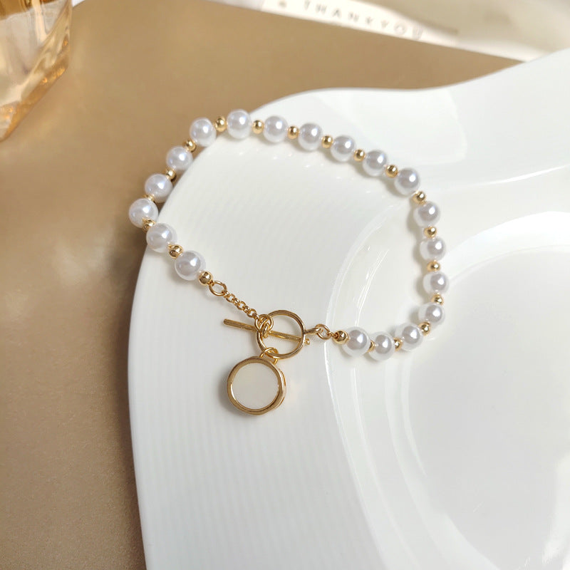 pearl bracelet; elegant bracelet; Eamti;