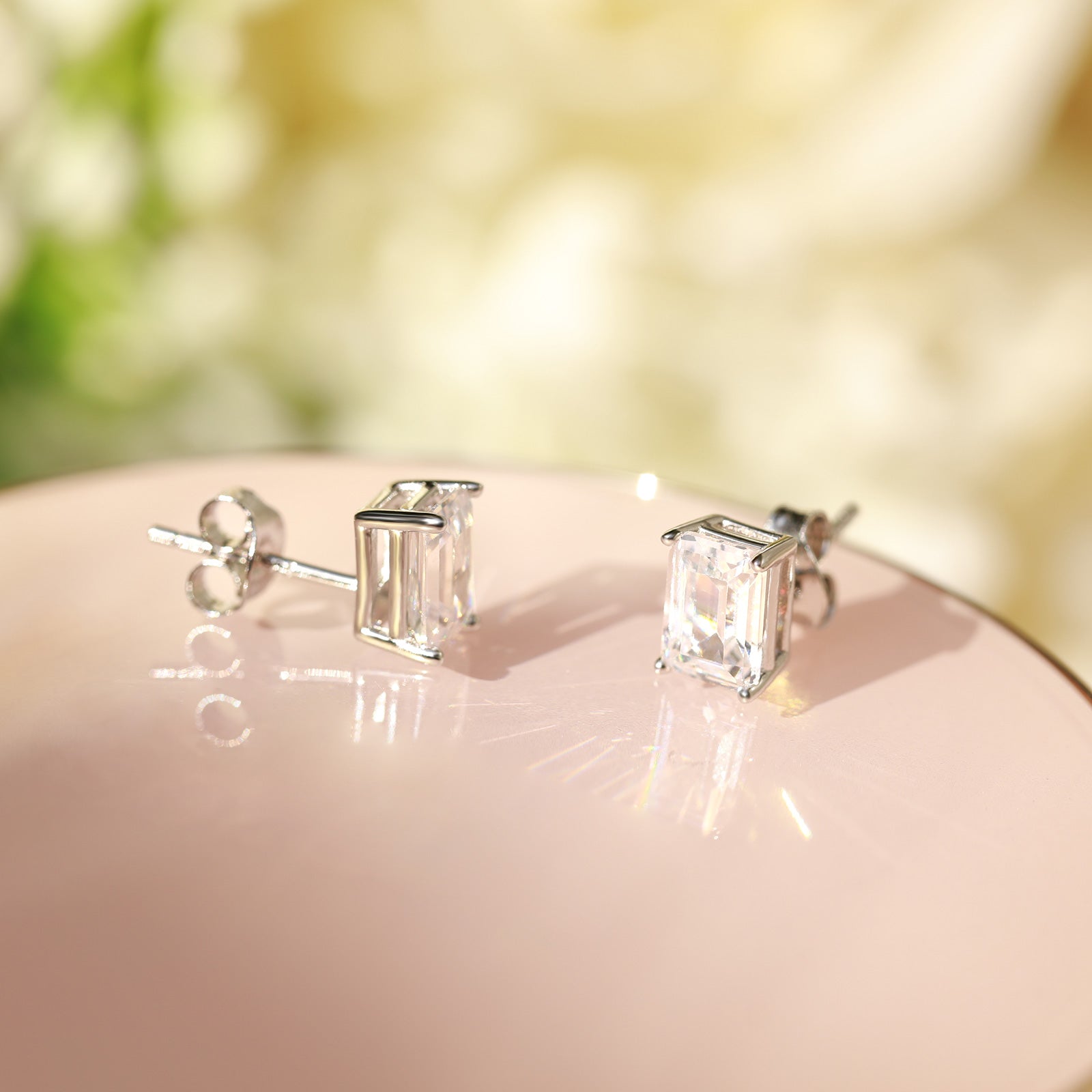 925 sterling silver stud earrings; stud earrings for women; Eamti;