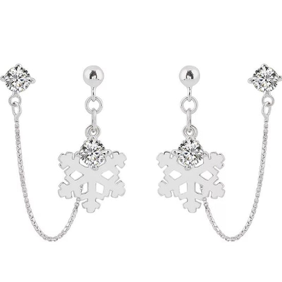 925 Crystal Snowflake Charm – Thea Martin Jewellery